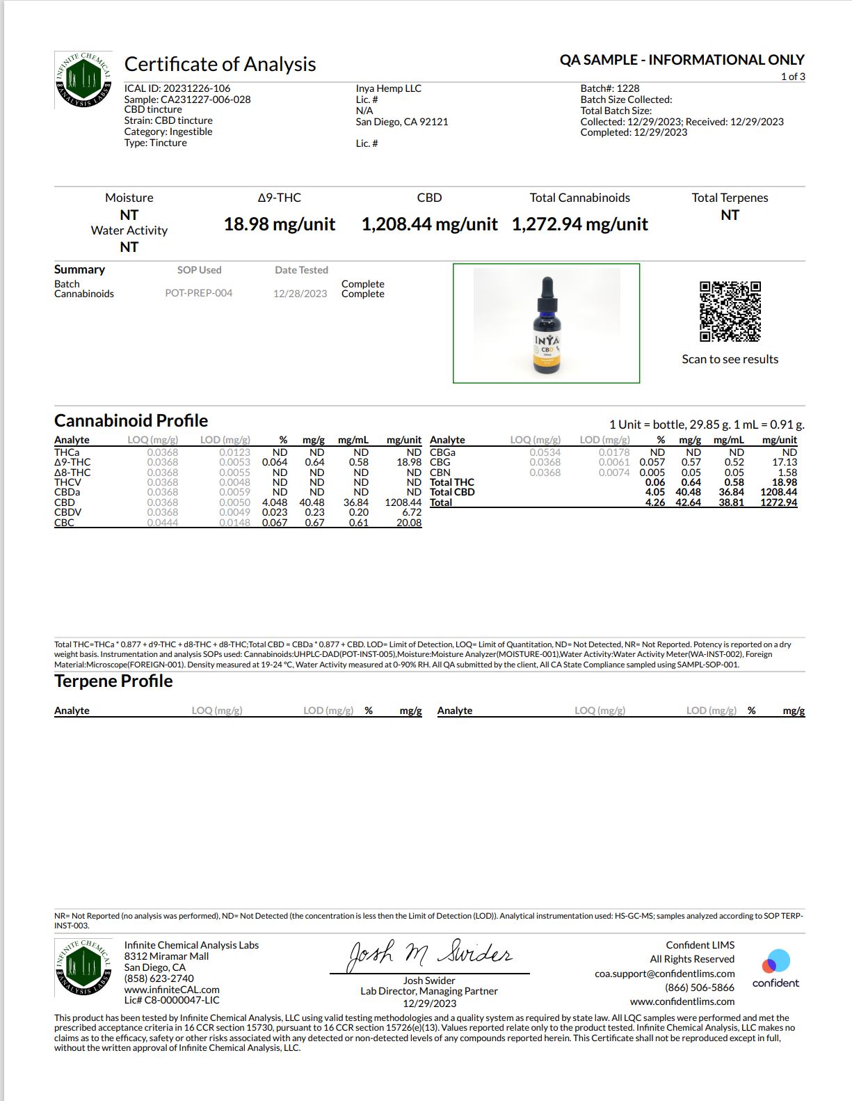 CBD Tincture