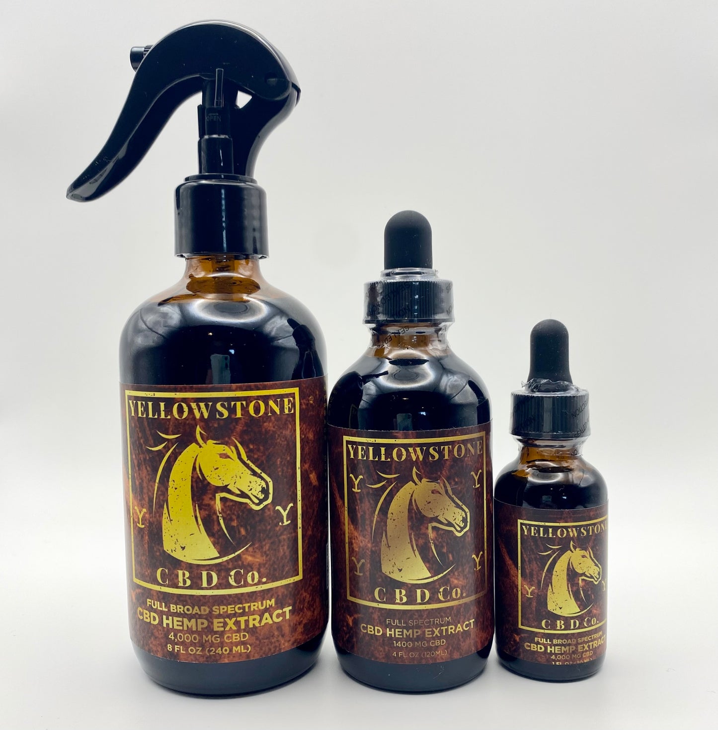 Yellowstone CBD Co. Full Broad Spectrum CBD Hemp Extract 240 ml