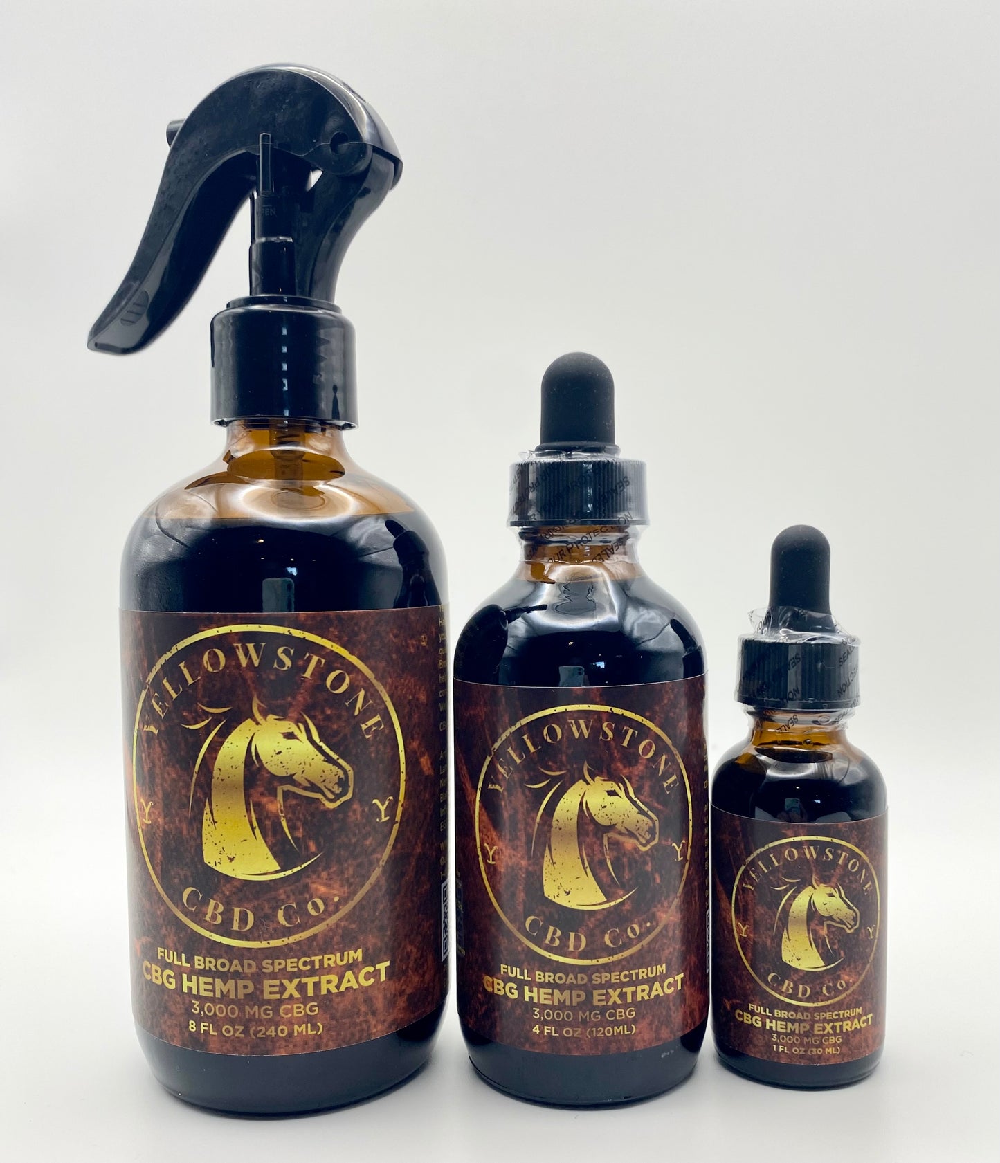 Yellowstone CBD Co. Full Broad Spectrum CBG Hemp Extract 120 ml