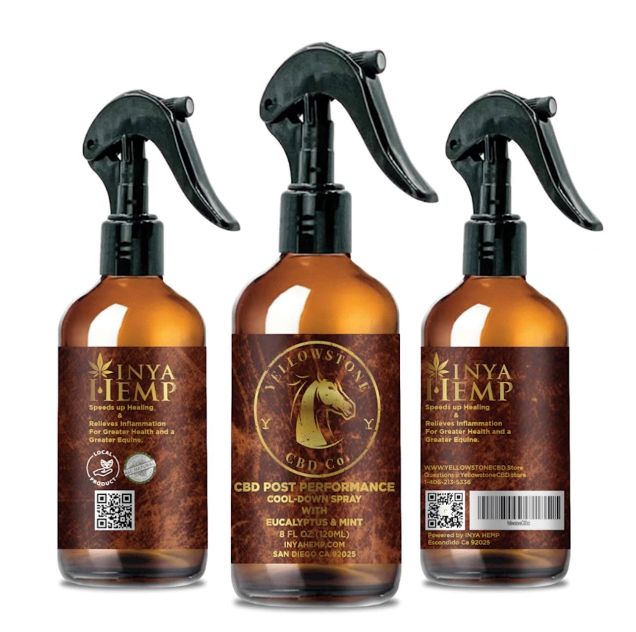 YELLOWSTONE CBD POST PERFORMANCE SPRAY 240ML